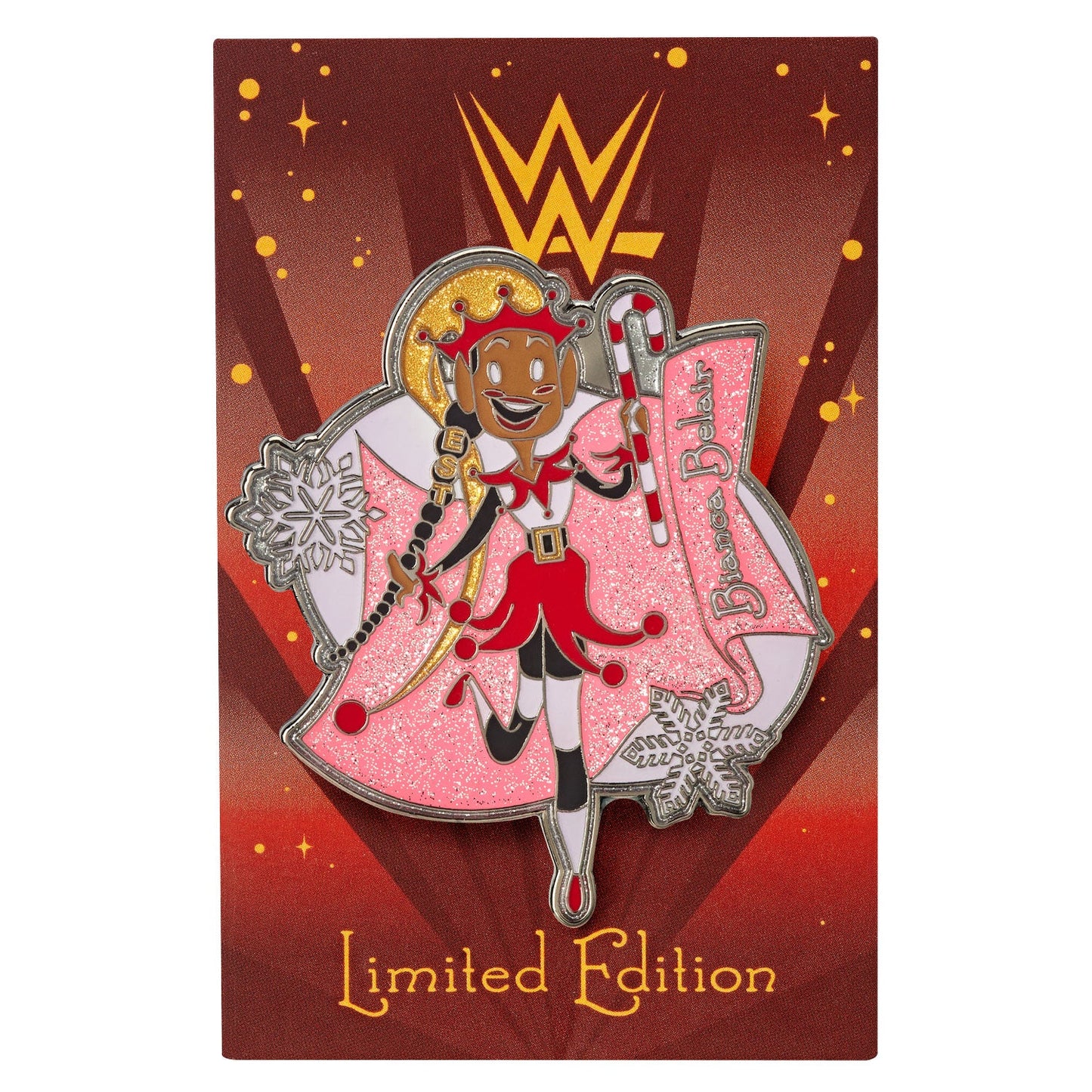 Bianca Belair Limited Edition Holiday Pin