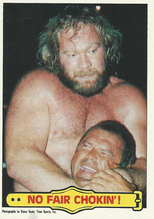 WWF Topps Wrestling Cards 1985 Big John Studd #36