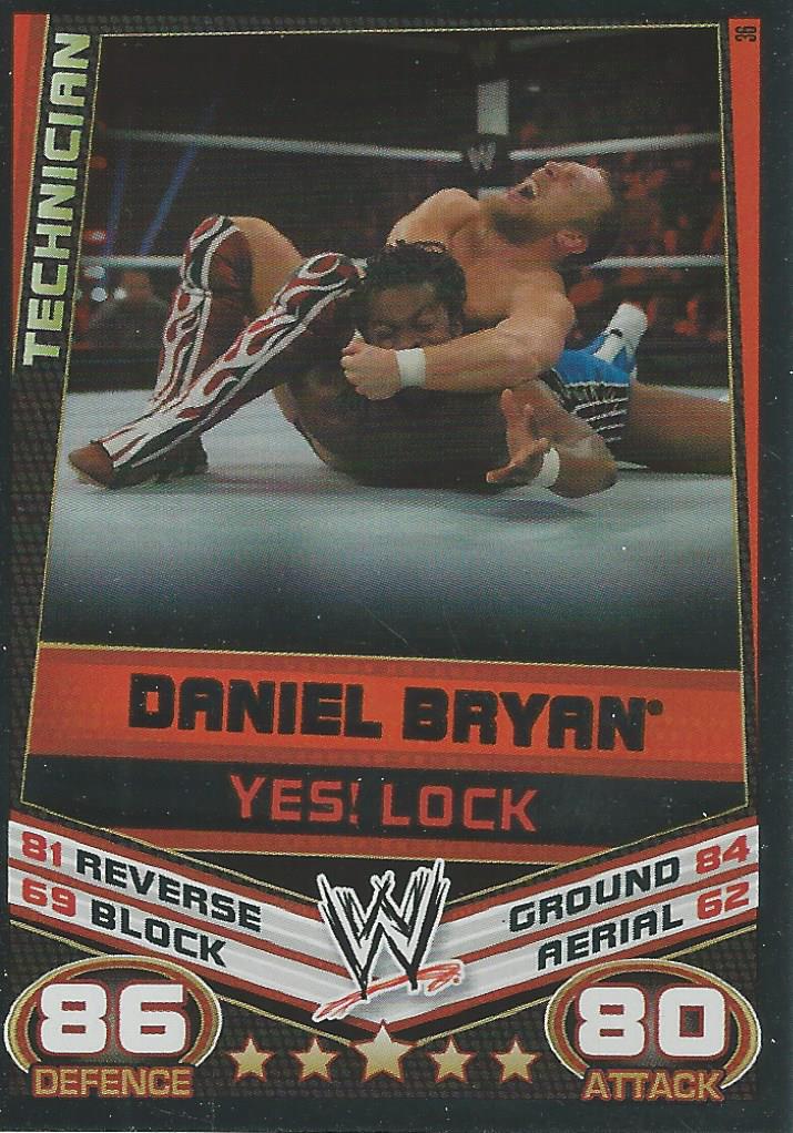WWE Topps Slam Attax Rebellion 2012 Daniel Bryan #36
