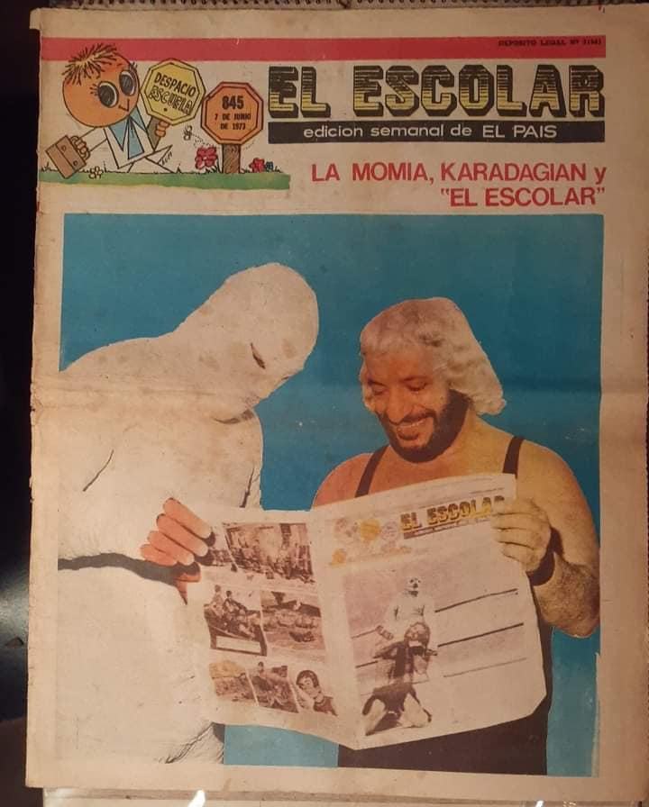 El Escolar Titanes en el Ring Martin Karadagian La Momia Magazine PWcatalog