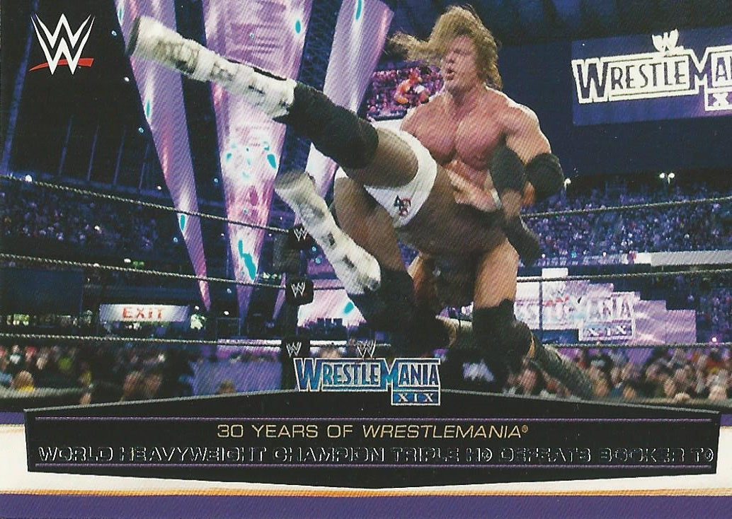 WWE Topps Road to WrestleMania 2014 Triple H 37 of 60
