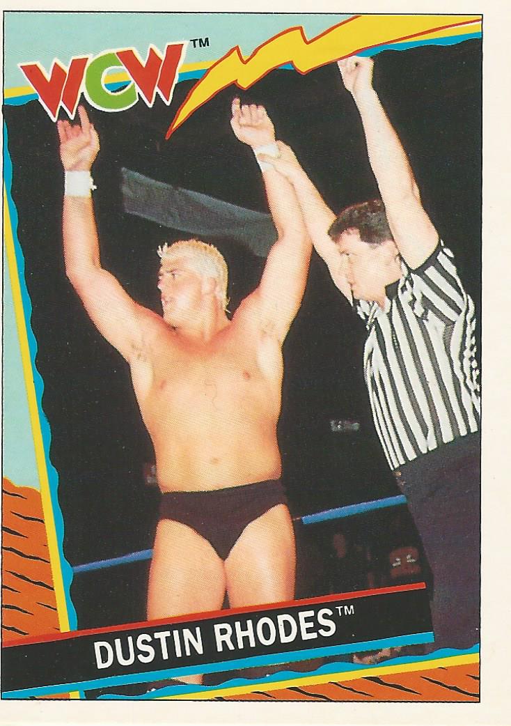 WCW Topps 1992 Dustin Rhodes #37
