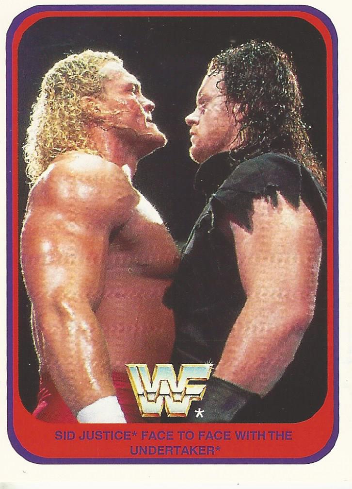 WWF Merlin 1991 Sid Justice vs The Undertaker #37