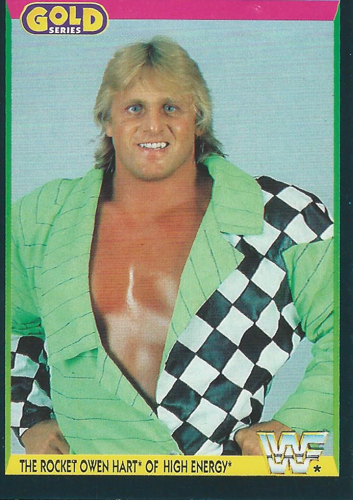 WWF Merlin Gold Series 1 1992 Owen Hart #37