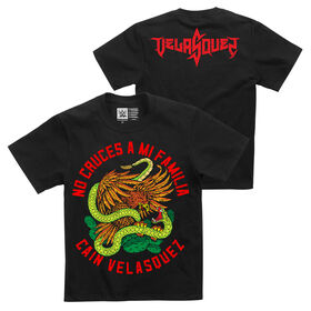 Cain Velasquez "Don't Cross My Family" Battle Youth Authentic T-Shirt