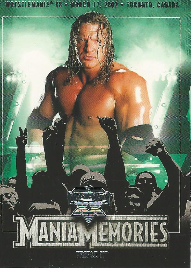 WWE Fleer Wrestlemania XX 2004 Triple H #83