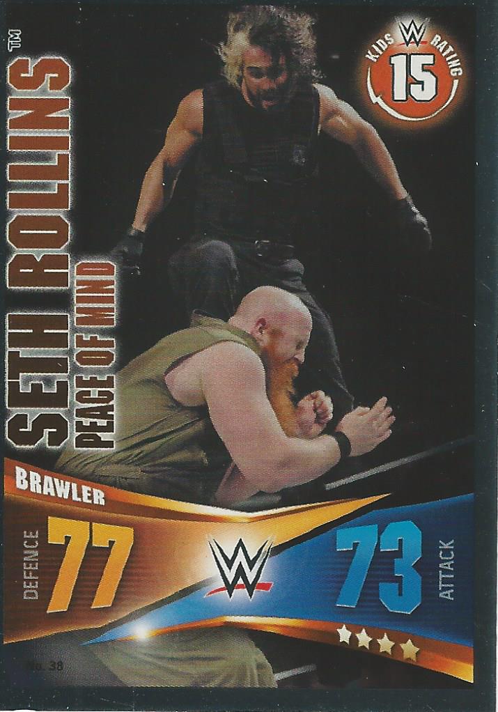 WWE Topps Slam Attax Rivals 2014 Seth Rollins #38