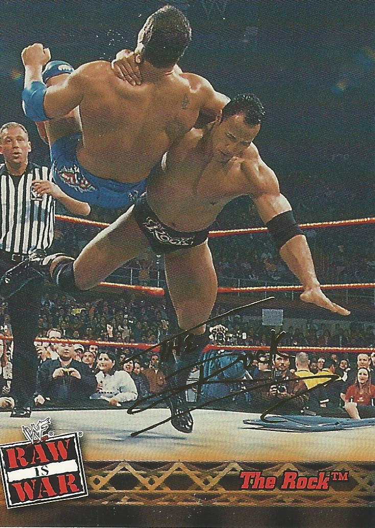 WWF Fleer Raw 2001 The Rock #39