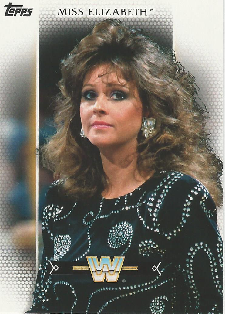WWE Topps Women Division 2017 Miss Elizabeth R39 trading card PW Catalog