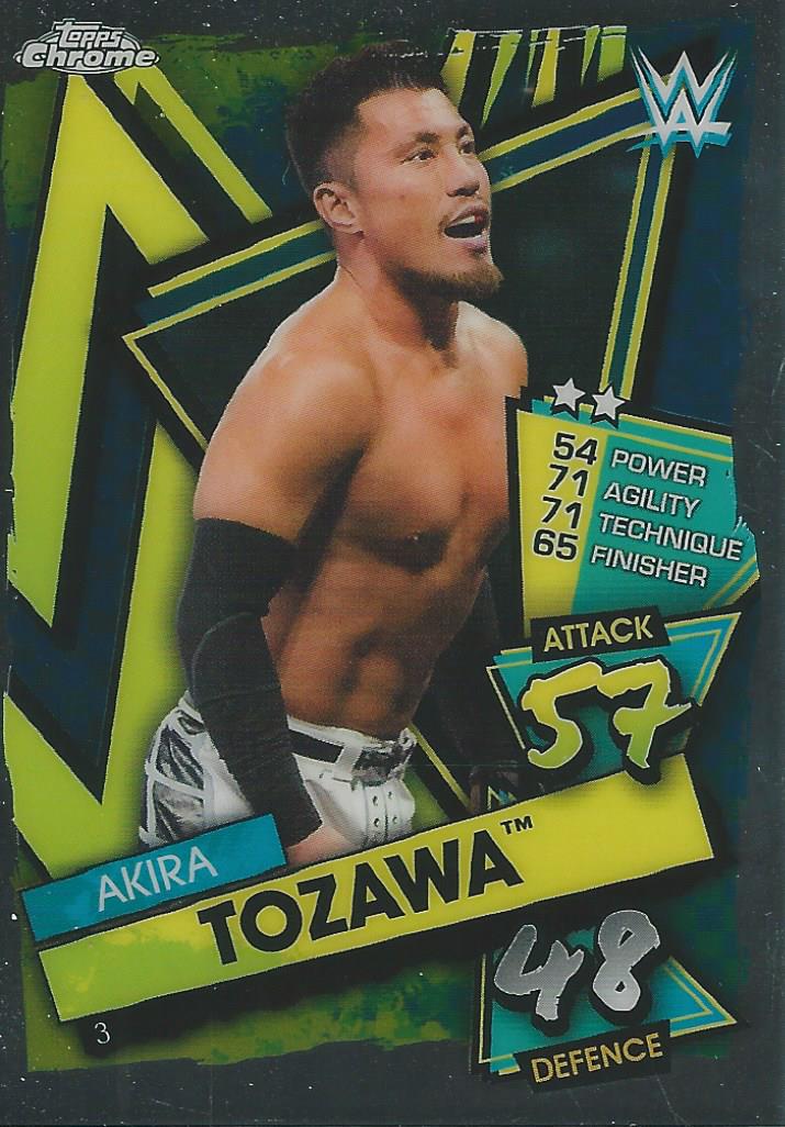 WWE Topps Slam Attax Chrome 2021 Akira Tozawa #3