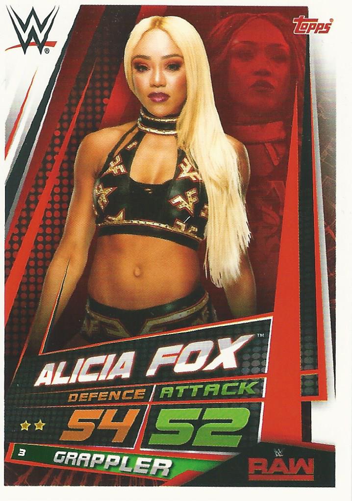 WWE Topps Slam Attax Universe 2019 Alicia Fox #3