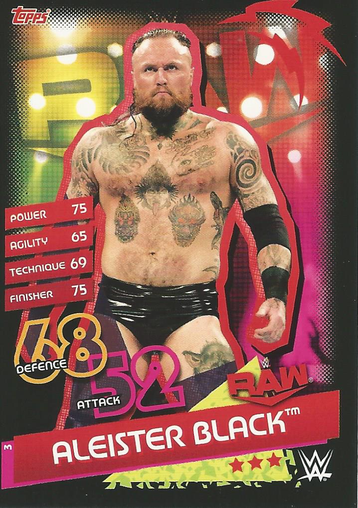 WWE Topps Slam Attax Reloaded 2020 Aleister Black #3