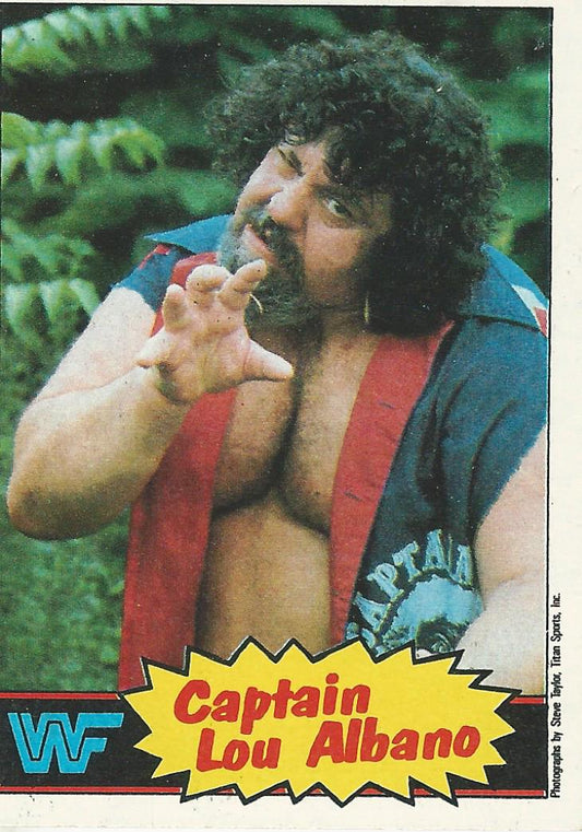WWF Topps Wrestling Cards 1985 Captain Lou Albano No.3 PWcatalog