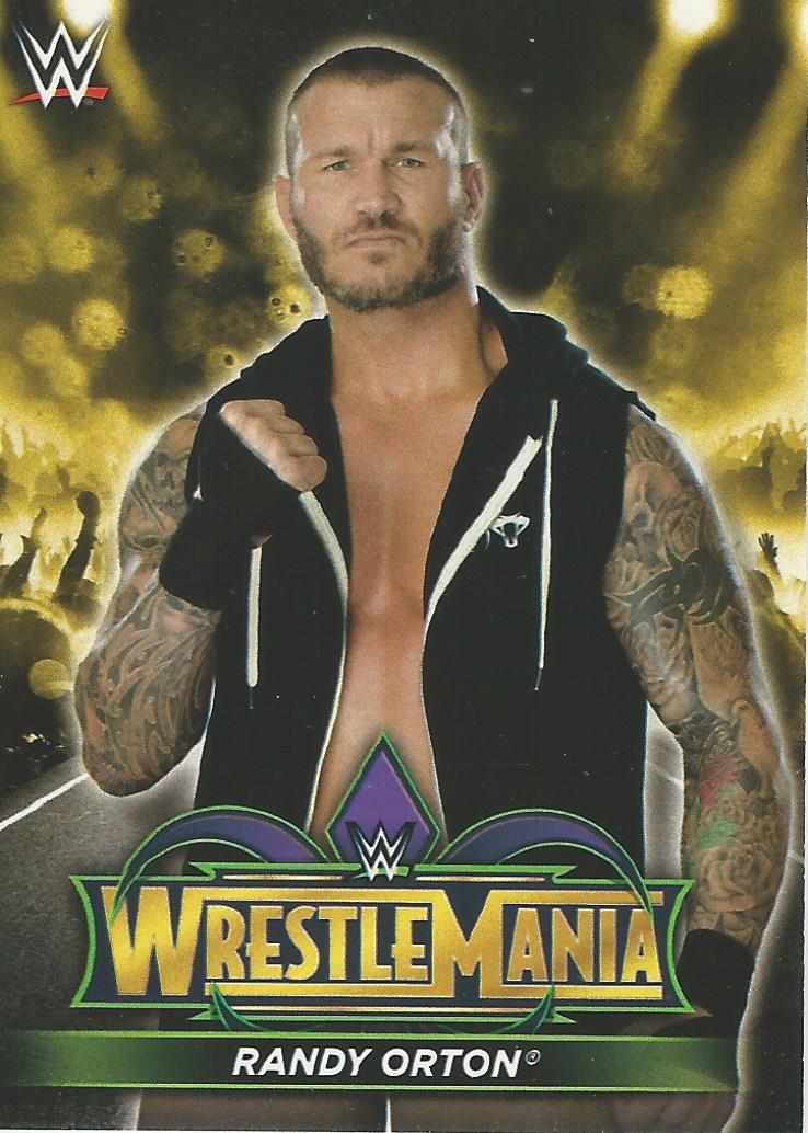 WWE Topps Road to Wrestlemania 2018 Randy Orton R3 trading card PW Catalog