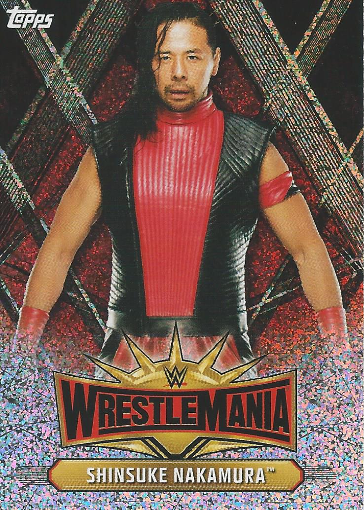 WWE Topps Champions 2019 Shinsuke Nakamura WM-3 trading card PW Catalog
