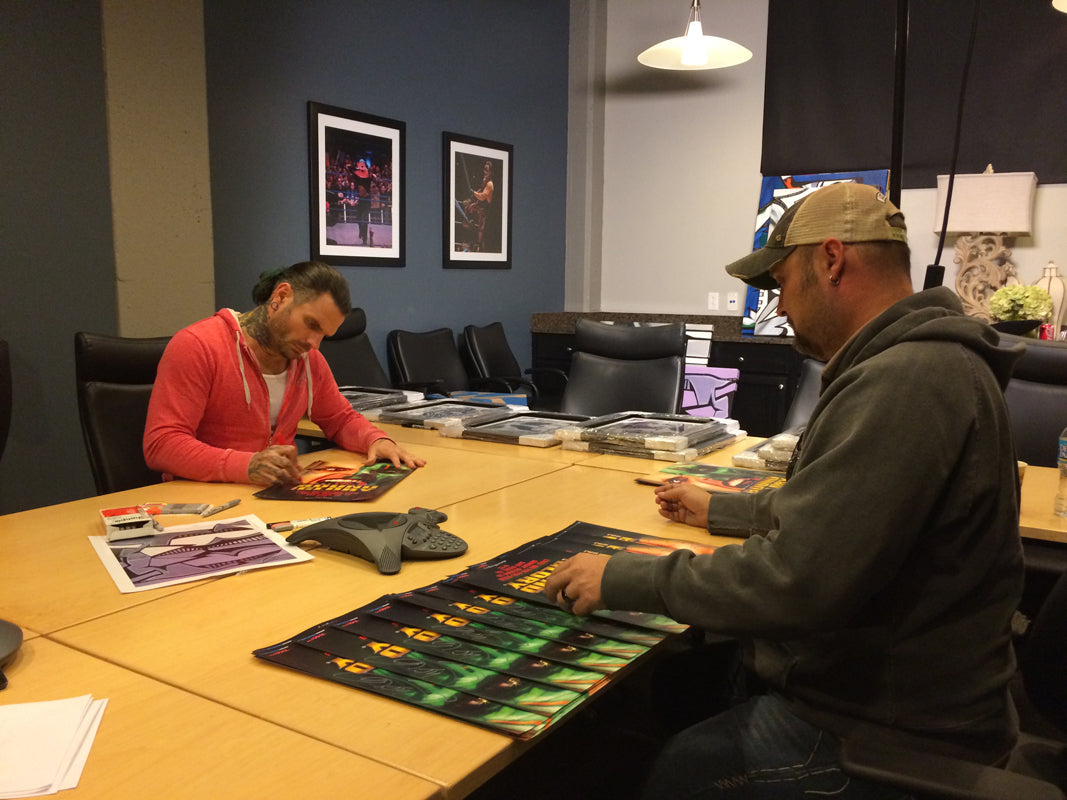 Jeff Hardy Autographed Bound For Glory 11x17