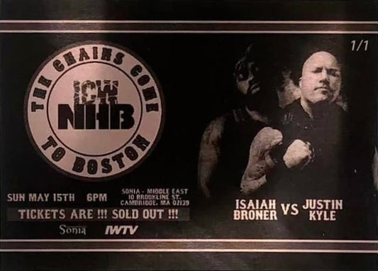 ICW NHB the Chains Come to Boston – Isaiah Broner vs. Justin Kyle