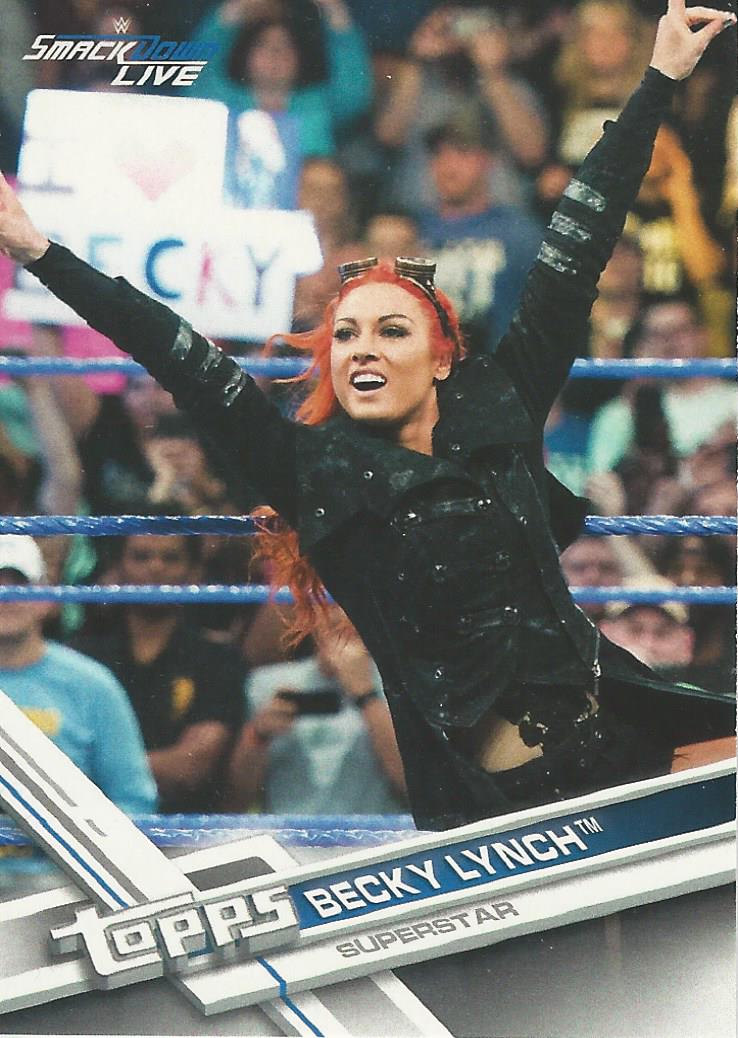 WWE Topps Then Now Forever 2017 Becky Lynch #140
