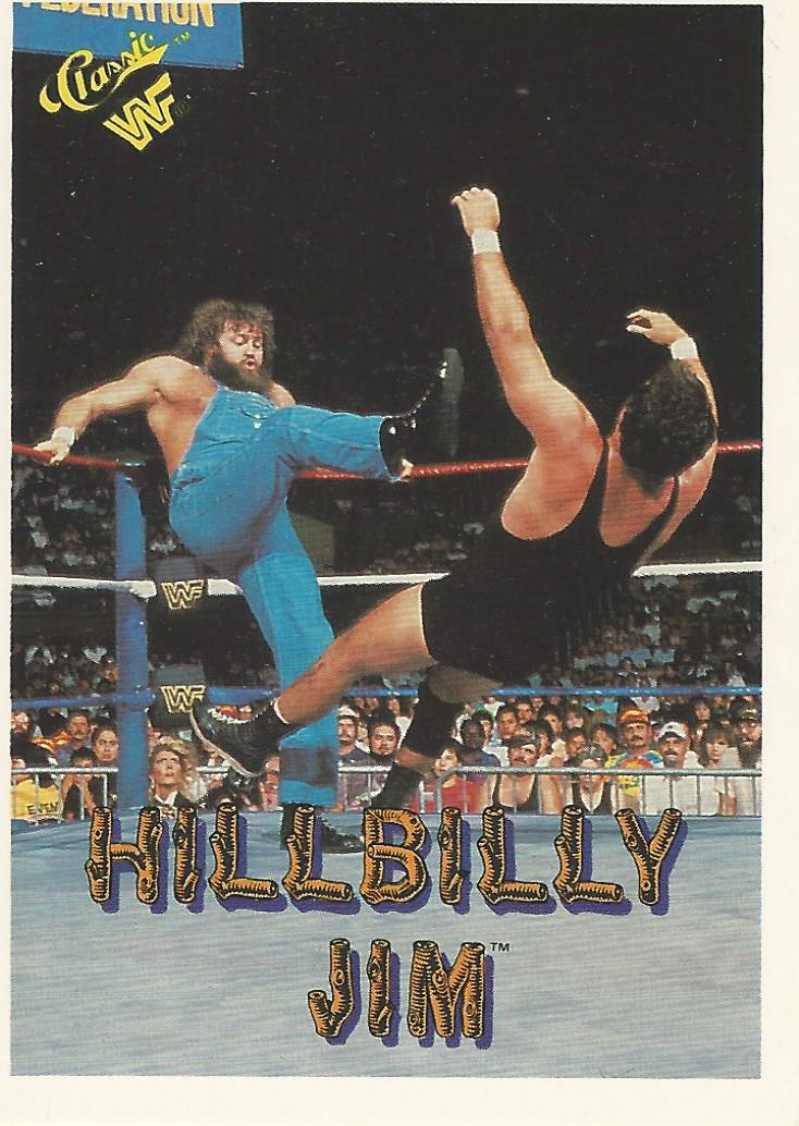 WWF Classic Trading Cards 1990 Hillbilly Jim No.40 trading card PW Catalog