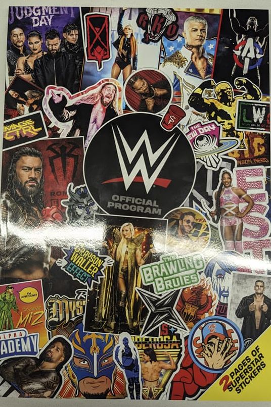 WWE Official 2024 Program Magazine PWcatalog