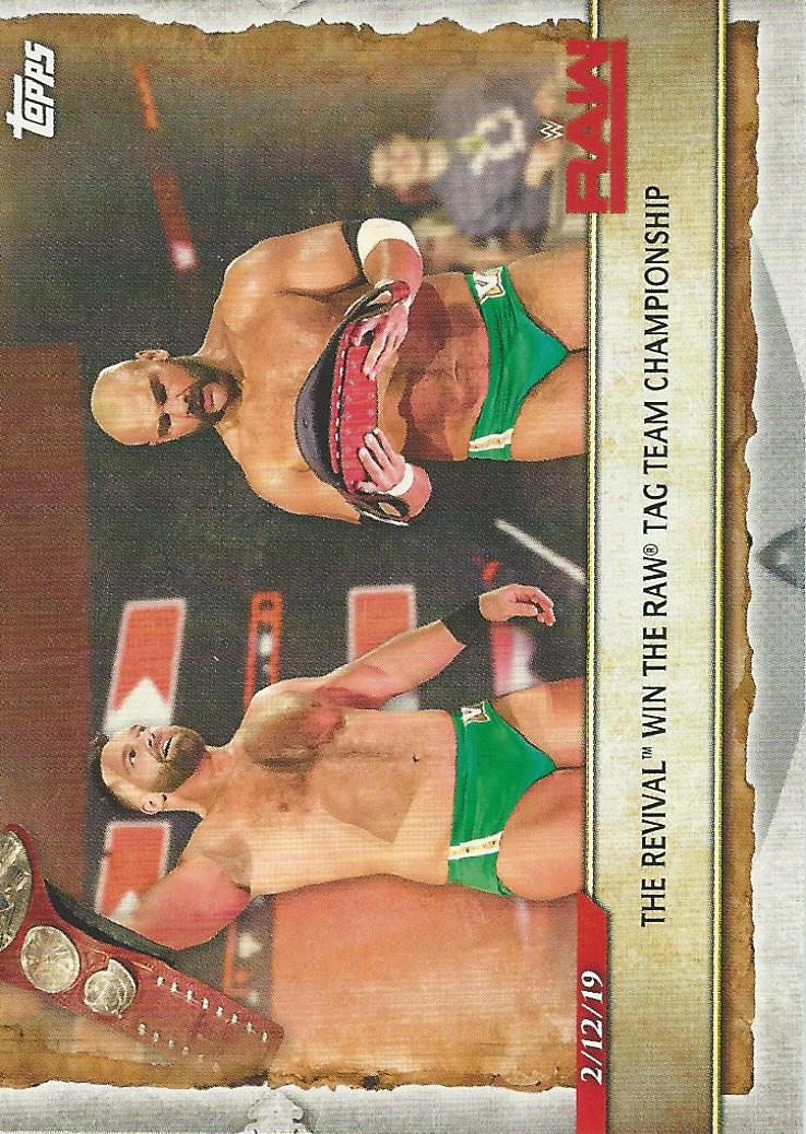 WWE Topps Road to Wrestlemania 2020 The Revival #41
