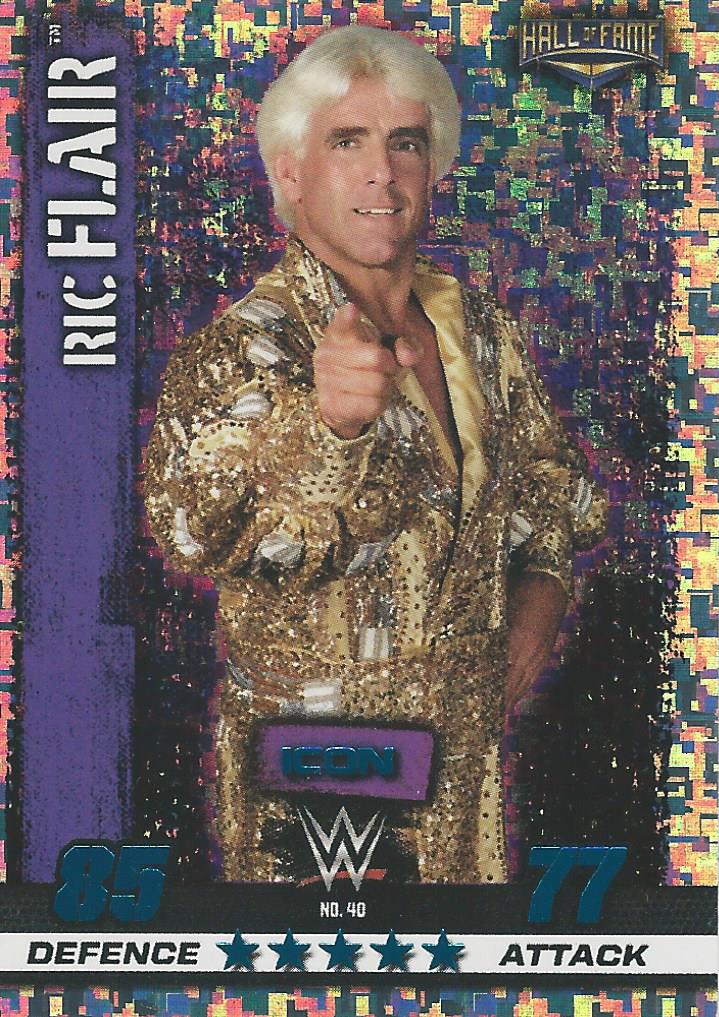 WWE Topps Slam Attax 10th Edition 2017 Hall of Fame Ric Flair #40