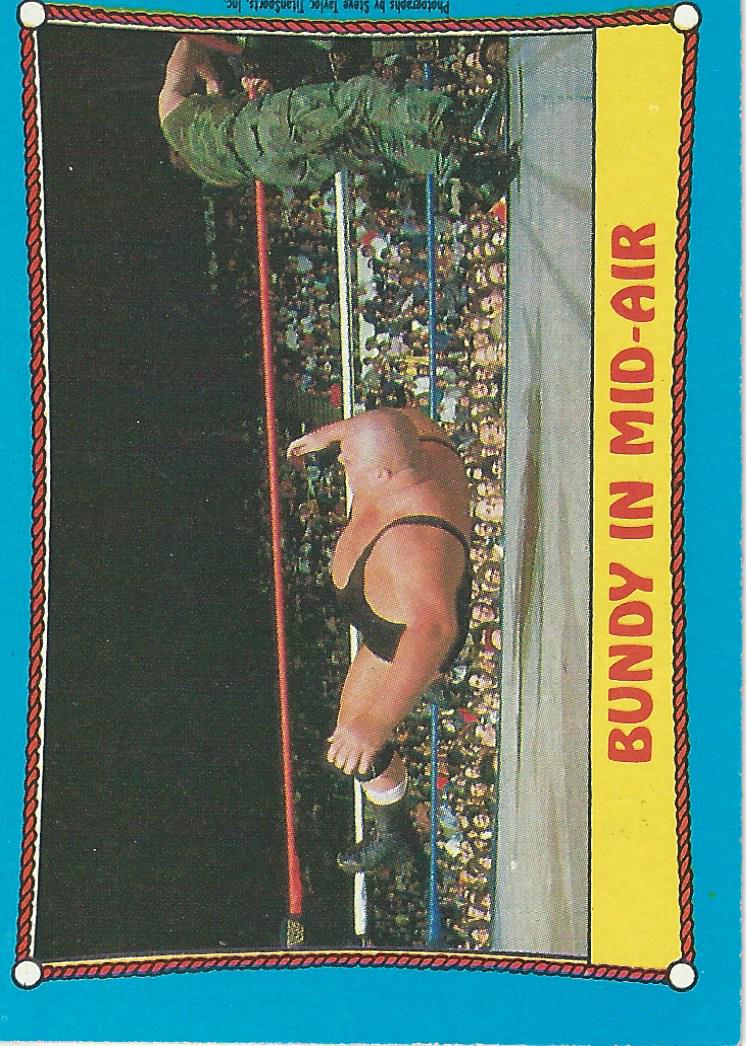 Topps WWF Wrestling Cards1987 King Kong Bundy #42