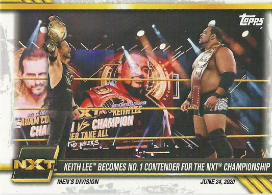 WWE Topps NXT 2021 Adam Cole and Keith Lee #43
