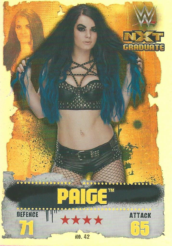 WWE Topps Slam Attax Takeover 2016 Paige #42