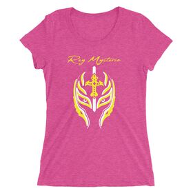 Rey Mysterio "Greatest Mask of All Time" Women's Tri-Blend T-Shirt T-Shirt PW Catalog