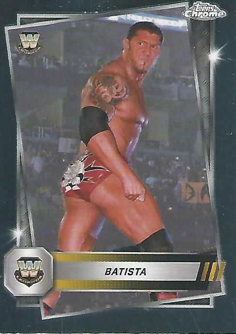 WWE Topps Chrome 2025 Trading Cards Batista No.43 PW Catalog