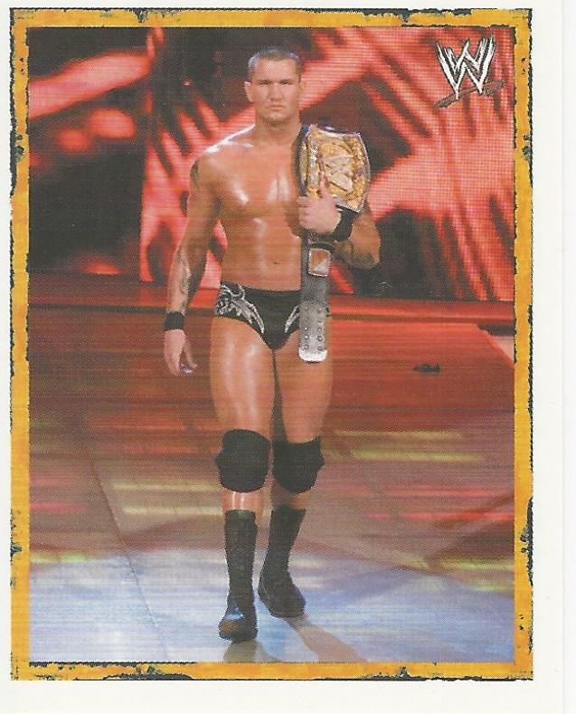 WWE Merlin Heros 2008 Stickers Randy Orton P9