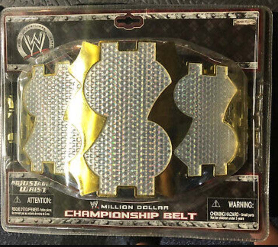 WWE Million Dollar Championship foam belt by Jakks Pacific PWcatalog