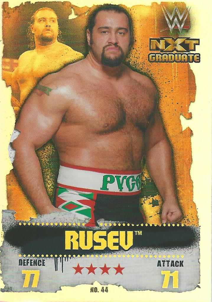 WWE Topps Slam Attax Takeover 2016 Rusev #44
