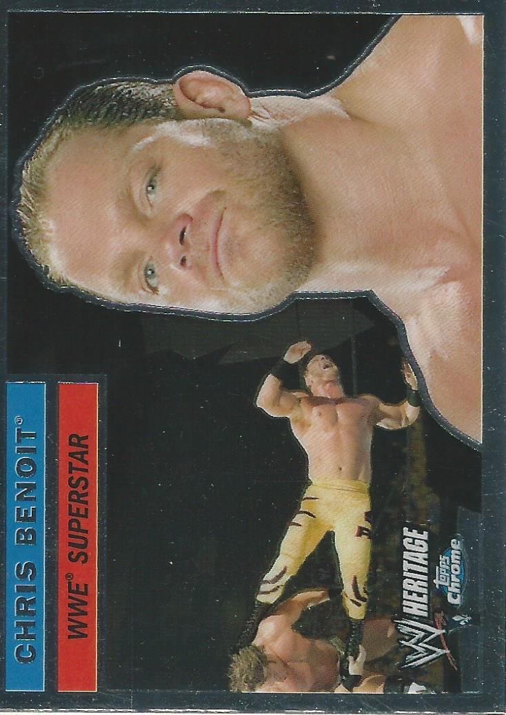 WWE Topps Chrome Heritage 2006 Chris Benoit #34