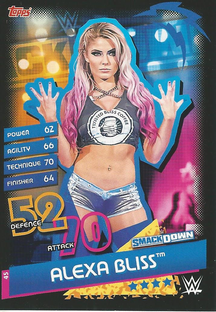 WWE Topps Slam Attax Reloaded 2020 Alexa Bliss #45