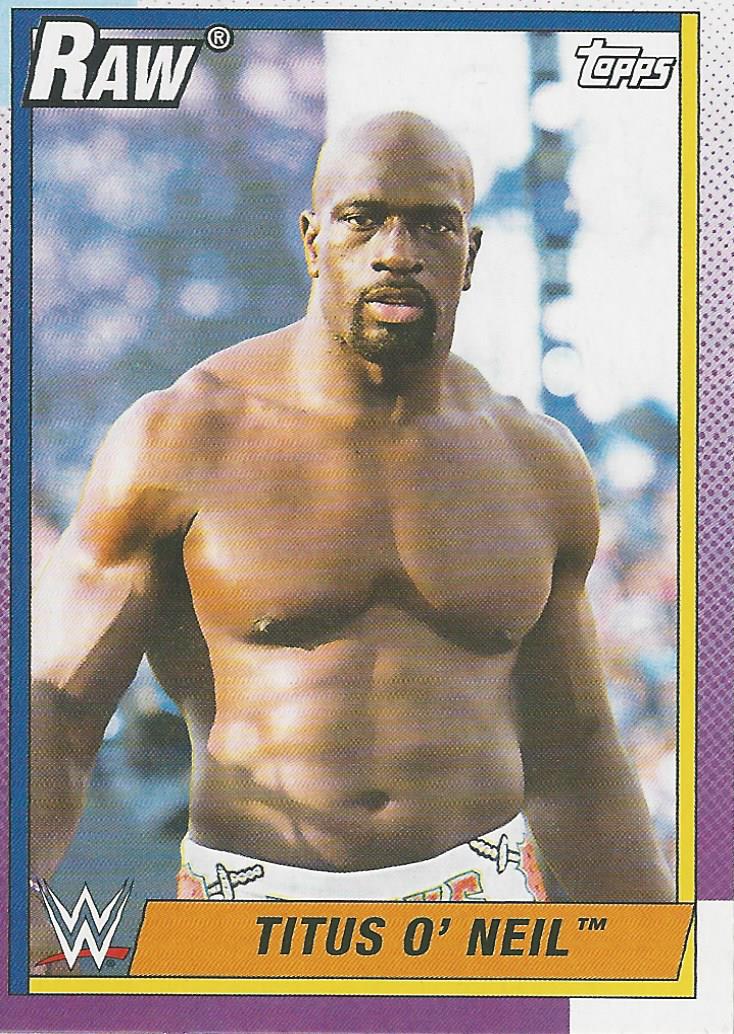 WWE Topps Heritage 2021 Titus O'Neil #45