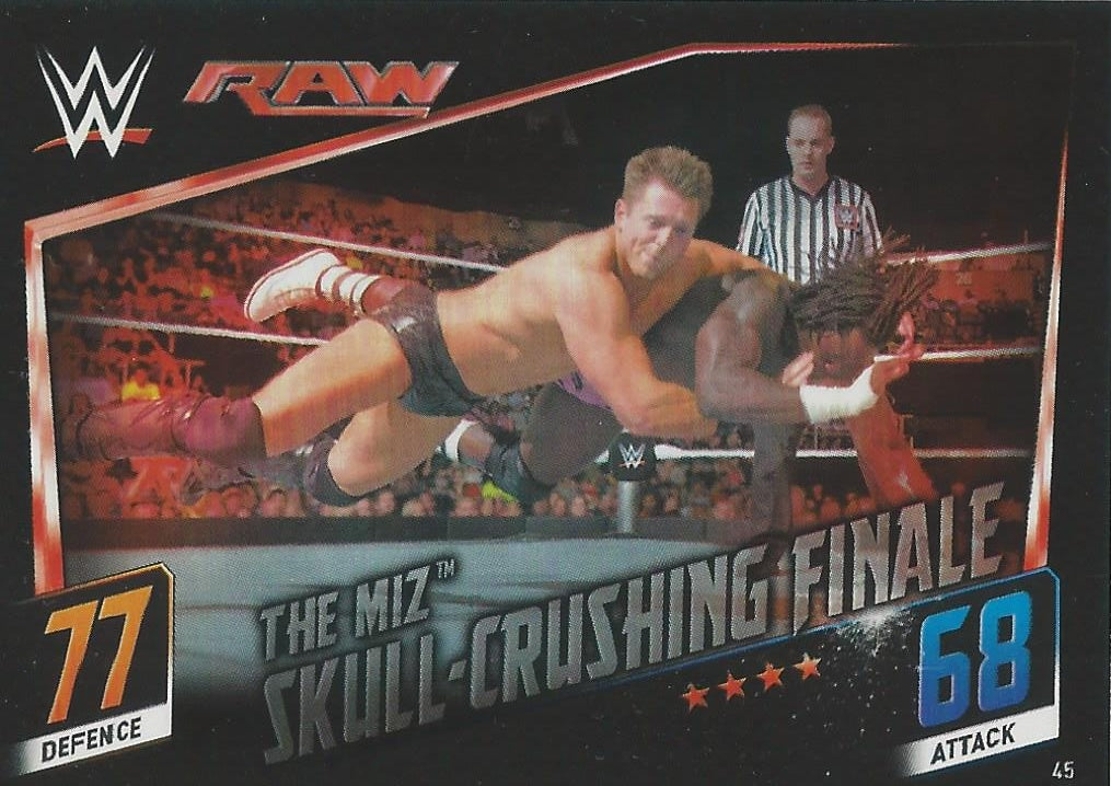 WWE Topps Slam Attax 2015 Then Now Forever Miz #45