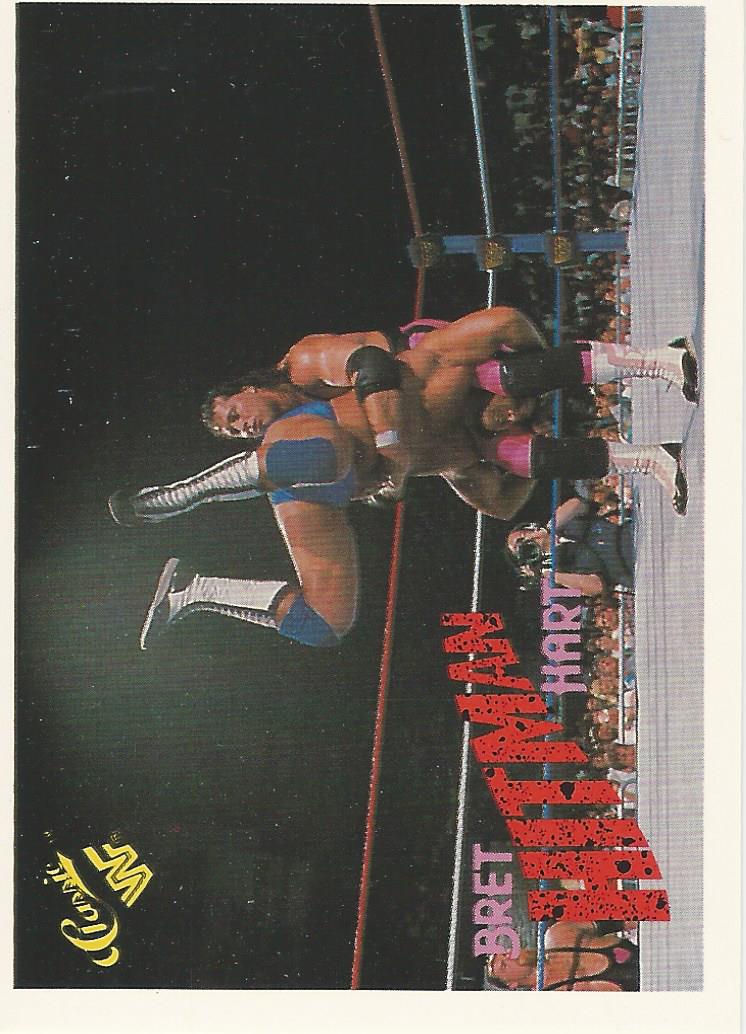 WWF Classic Trading Cards 1990 Bret Hart No.45 trading card PW Catalog