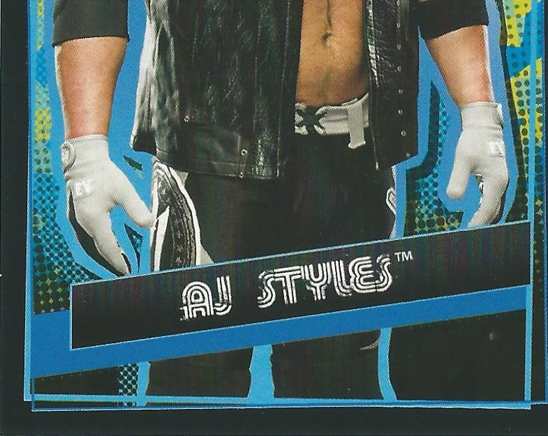 WWE Topps Road to WrestleMania Stickers 2021 AJ Styles #45