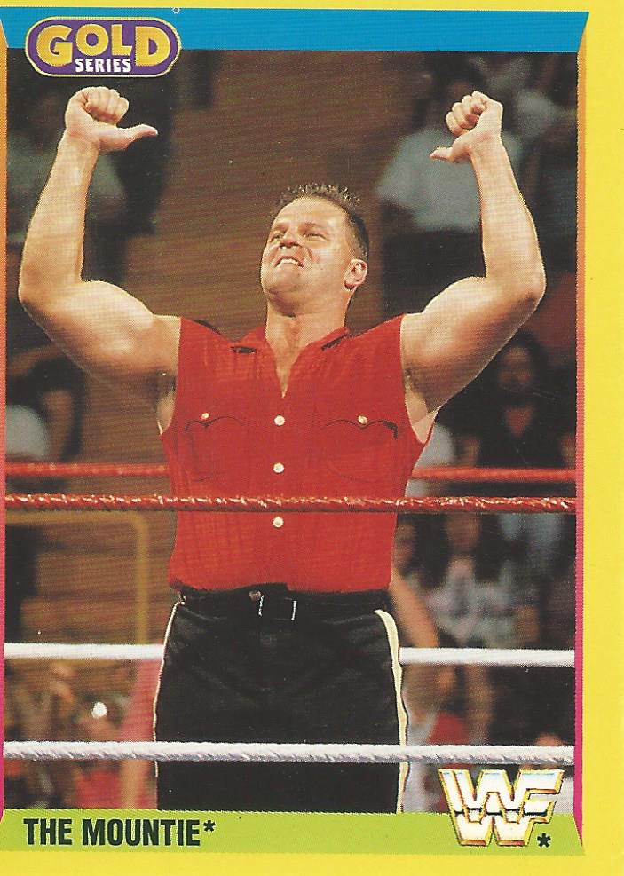 WWF Merlin Gold Series 2 1992 The Mountie #45