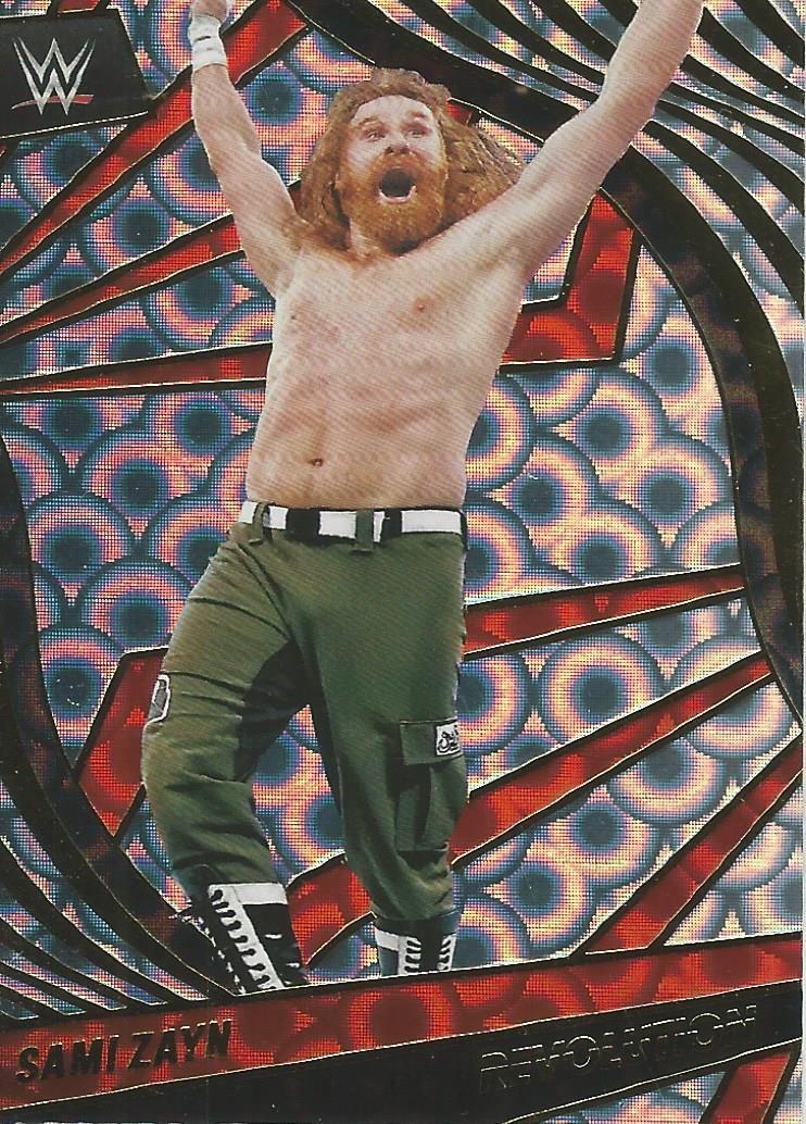 WWE Panini Revolution 2022 Sami Zayn #34 GROOVE