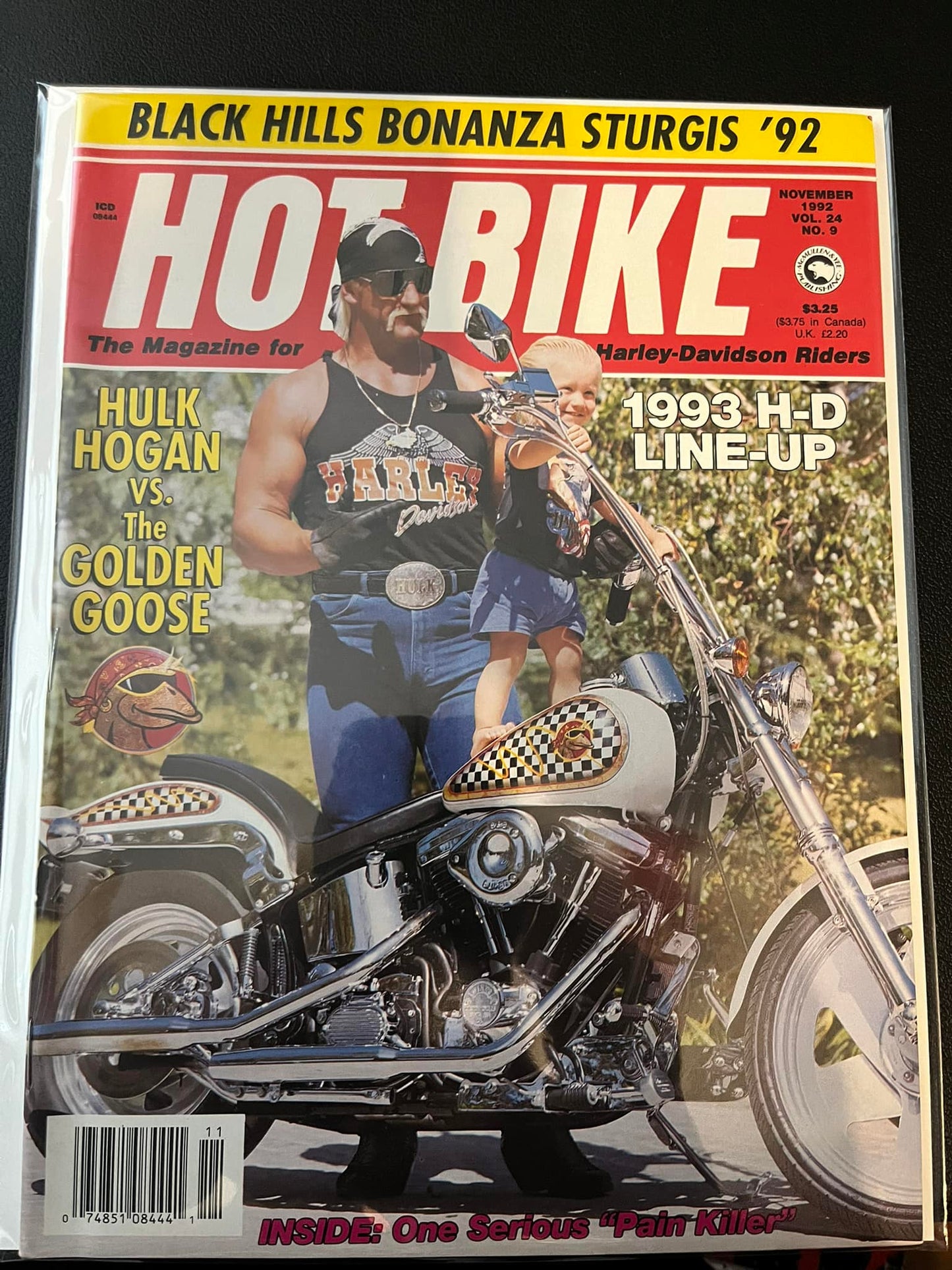 Hot Bike Magazine November 1992 Volume 24 #9 Magazine PWcatalog