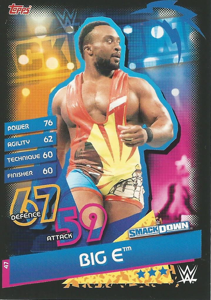 WWE Topps Slam Attax Reloaded 2020 Big E #47