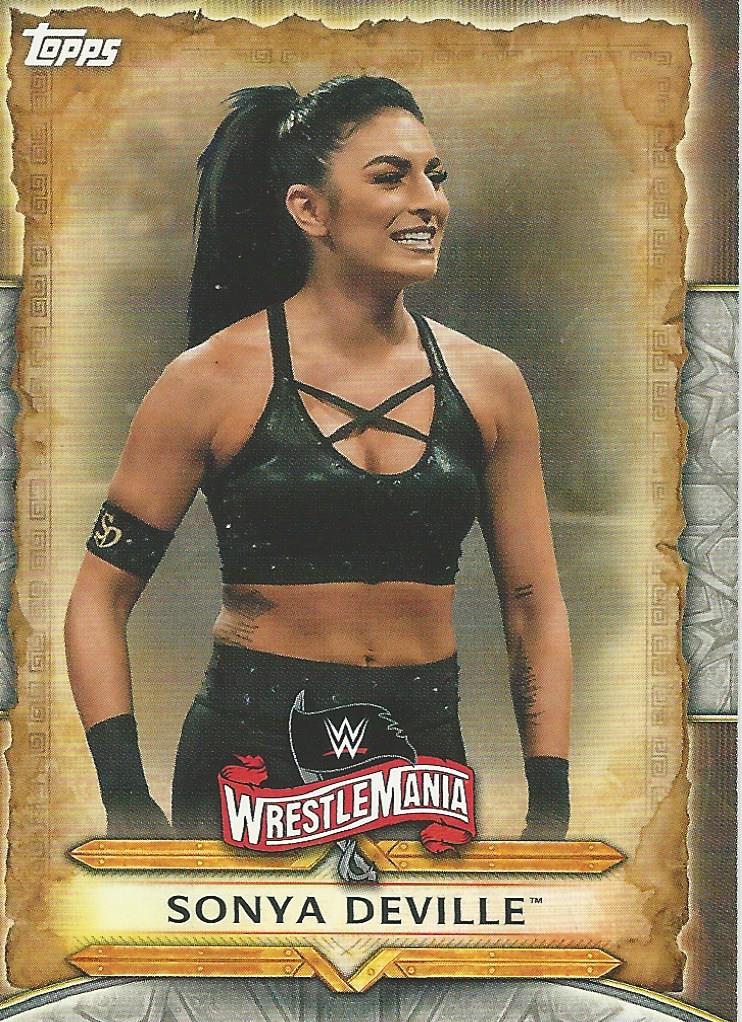 WWE Topps Road to Wrestlemania 2020 Sonya Deville WM-47 trading card PW Catalog