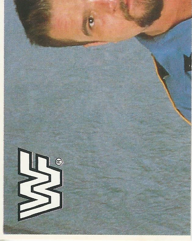 WWF Merlin Sticker Collection 1990 Big Boss Man #47