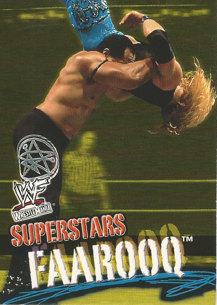 WWF Fleer Wrestlemania 2001 Faarooq #47