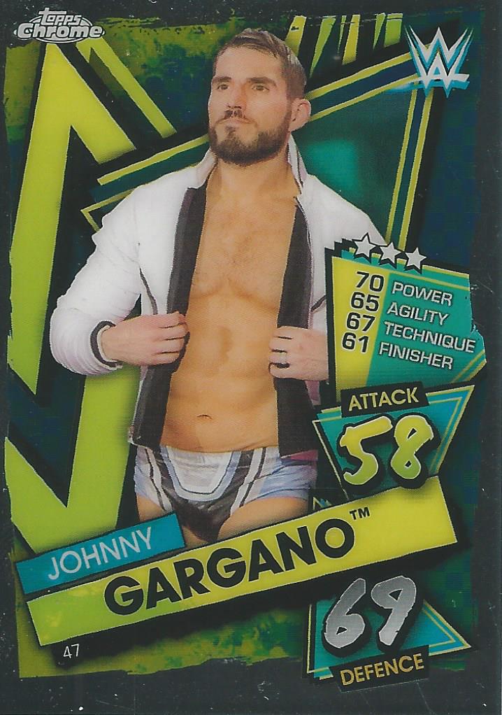 WWE Topps Slam Attax Chrome 2021 Johnny Gargano #47