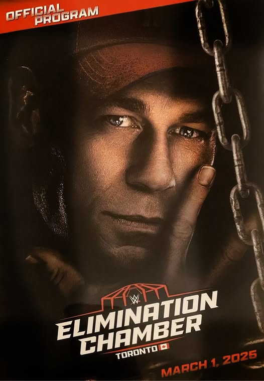 WWE Official Elimination Chamber 2025 Program Magazine PWcatalog