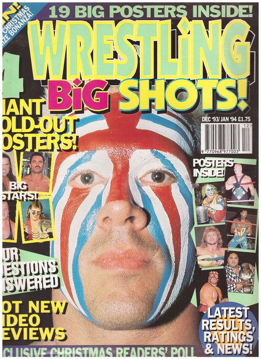 Wrestling Big Shots December 1993/January 1994 Magazine PWcatalog